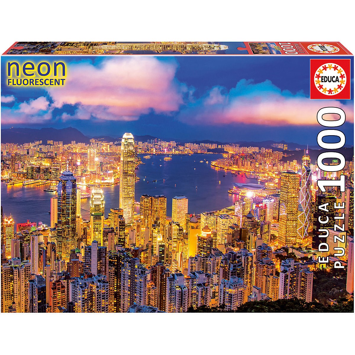Puzzle Hong Kong Skyline 1000 PCs Educa